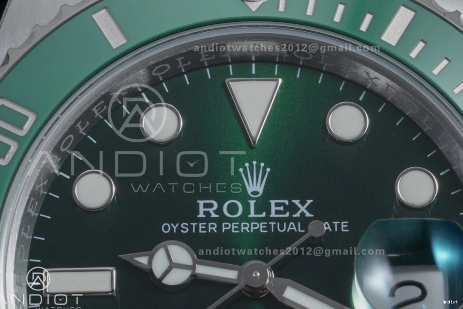 Best Green 1:1 904L Submariner Hulk VS3135 VSF Ceramic Edition 116610 LV Steel 0204